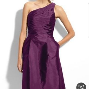Monique Lhuiller One-shoulder Bridesmaid Dress